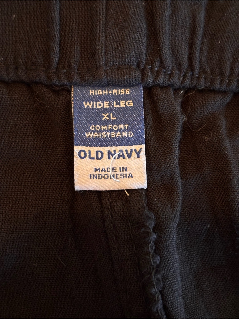 Old Navy High Waisted Crinkle Gauze Women’s Wide Leg 100% Cotton - Size XL - Picture 5 of 6